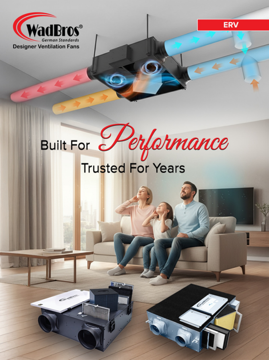 Wadbrosairtech's tweet photo. Fresh air in. Stale air out. Maximum comfort, minimum energy loss. ERV Systems are engineered to deliver cleaner indoor air, enhanced comfort, and energy-efficient ventilation for healthier living and smarter spaces.
Visit Us: https://t.co/uGgi9C4osW
#Wadbros #ERV #ERVentilator https://t.co/o5elSzfcHF