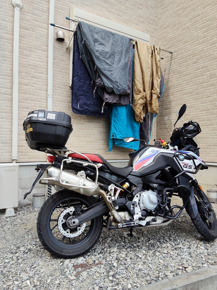 m_jaws_62's tweet photo. 帰宅🏍️💨⛺ https://t.co/mZojaexNtP