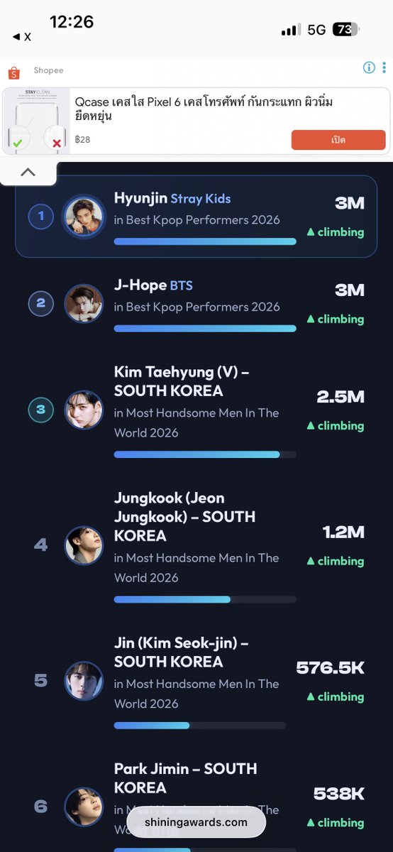 withcherluvBTS's tweet photo. โหวตจ้าาา : จิ้ม!! https://t.co/1Miq0s0Djs

#อาร์มี่ชวนโหวต https://t.co/dWWT3P4eSW