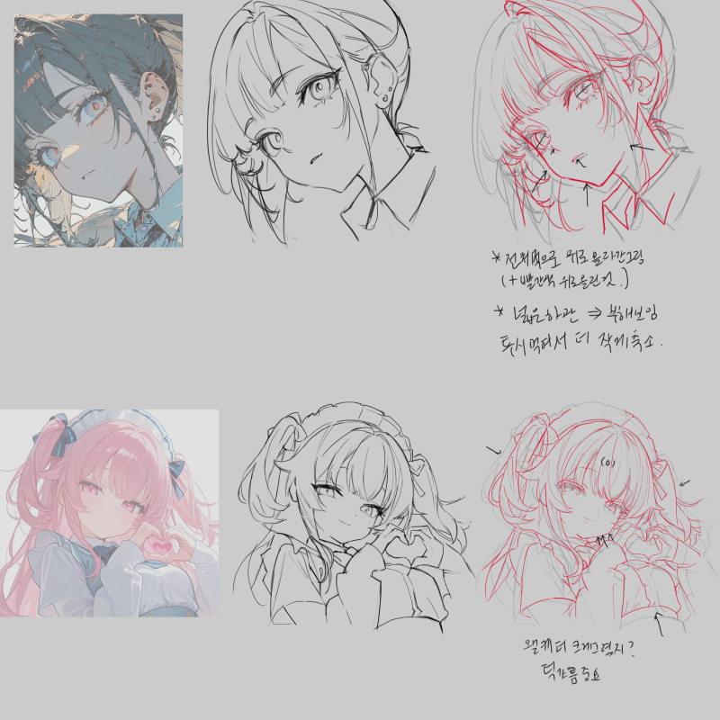 KkaRu_art's tweet photo. 두상얼굴 연습~ https://t.co/lHzlZb0qHi