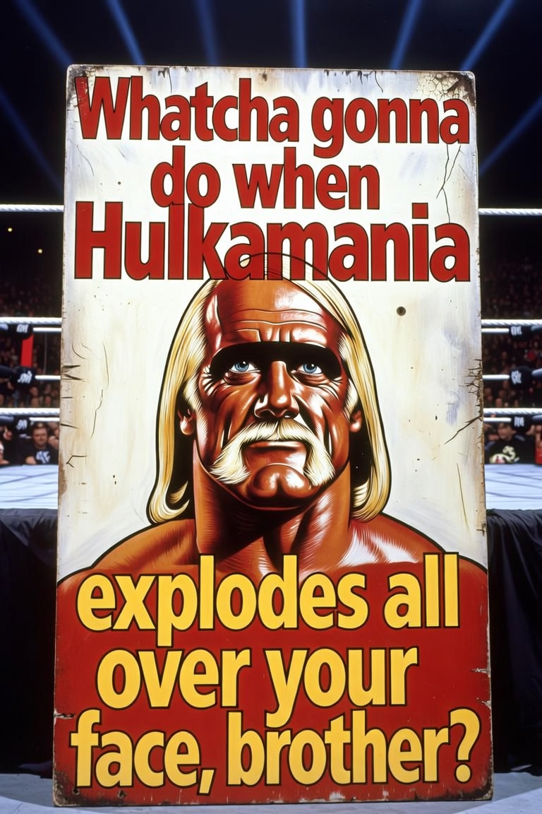 JimmyDurtay's tweet photo. The legend of the Hulkster will never die! https://t.co/HzNY56yU3C