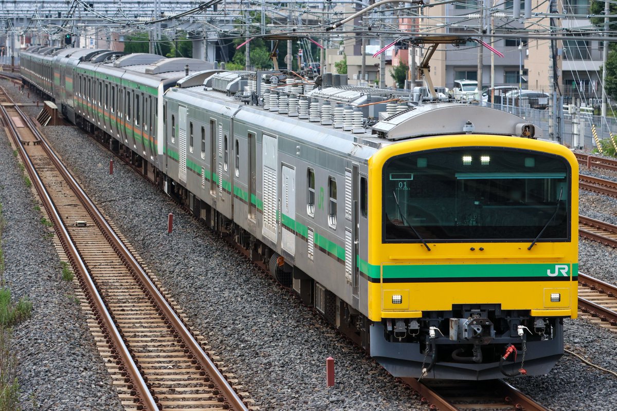 user_toritetu's tweet photo. 7/30 AT入場配給 配9596M/配9745M
E493系 01編成+E233系3000番代 U629編成

お久しぶりです。久しぶりの投稿ですね。
ついにこの電車も房総地区に転属するんですか…なかなか凄い事しますね。 https://t.co/FSXoWDj3ha