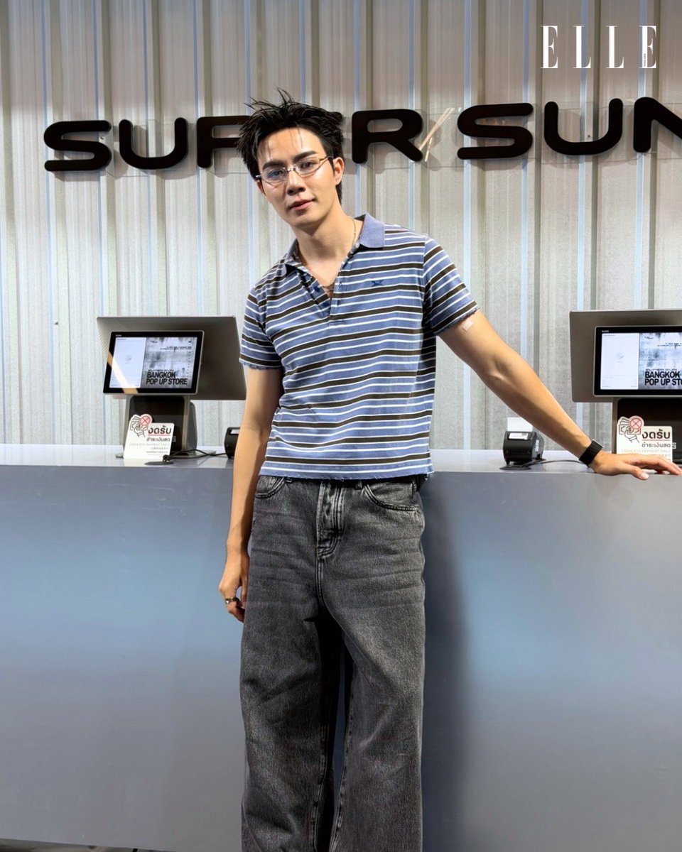 ELLEThailand's tweet photo. พร้อมเสิร์ฟแล้ว! ซี พฤกษ์ พาทุกคนมาเปิดงาน SUPER SUN BANGKOK POP UP STORE ที่จัดขึ้นที่ Atrium 2 ชั้น G สยามเซ็นเตอร์ ระหว่างวันที่ 31 กรกฎาคม – 9 สิงหาคม 2026 

SUPER SUN POP UP AT SIAMCENTER 

#ELLEThailand
#ZeePrukSuperSunxSiamCenter https://t.co/WmHUAPbFye