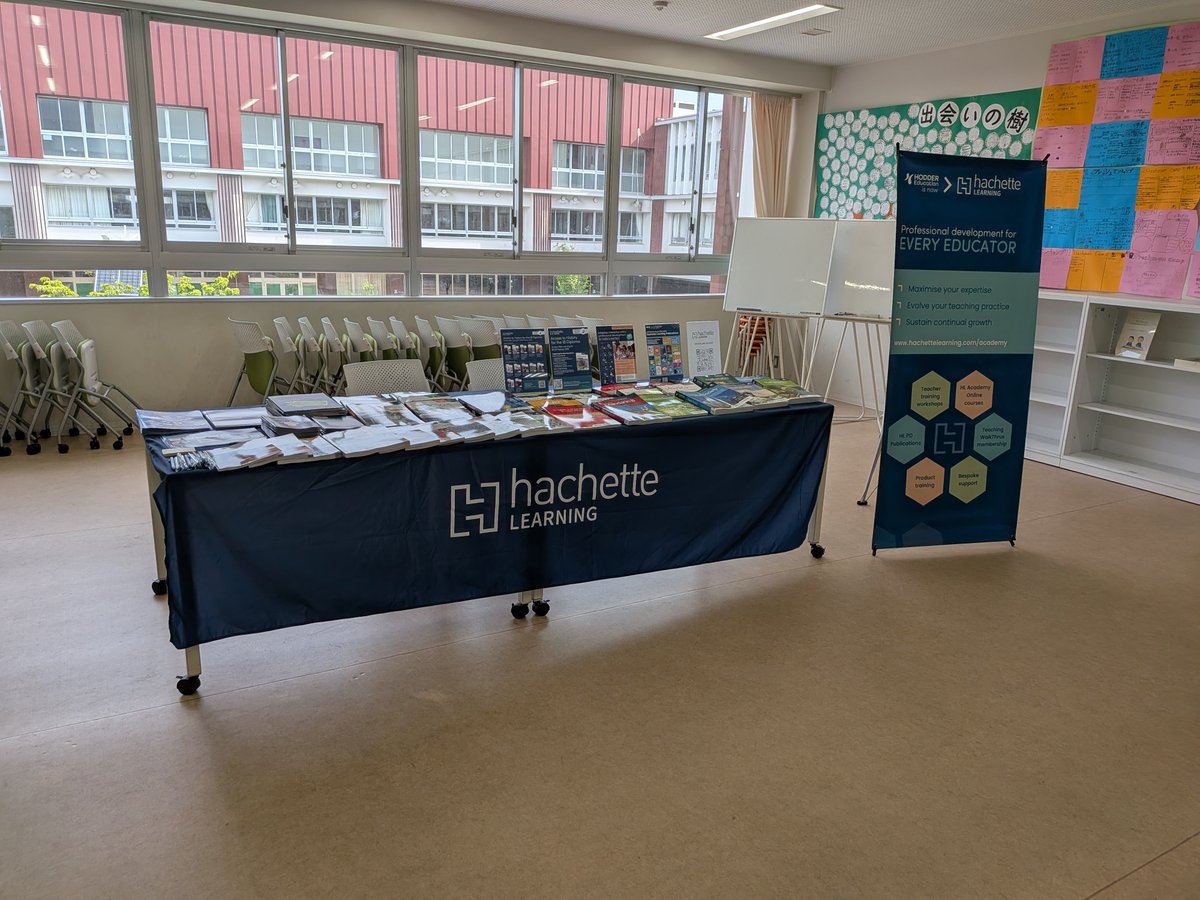 timburland's tweet photo. From today until Sunday it's my pleasure to be exhibiting at the IB workshop at Saitama Municipal Omiya International Secondary School. Looking forward to some great conversations with more than 200 IB teachers. #IB #hachettelearning https://t.co/K7qXpL1P1e
