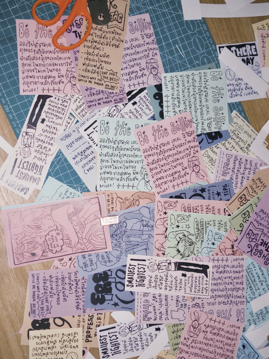 avrilundi's tweet photo. a zine I made from too small clothes hangers https://t.co/ZT0goyYkTe