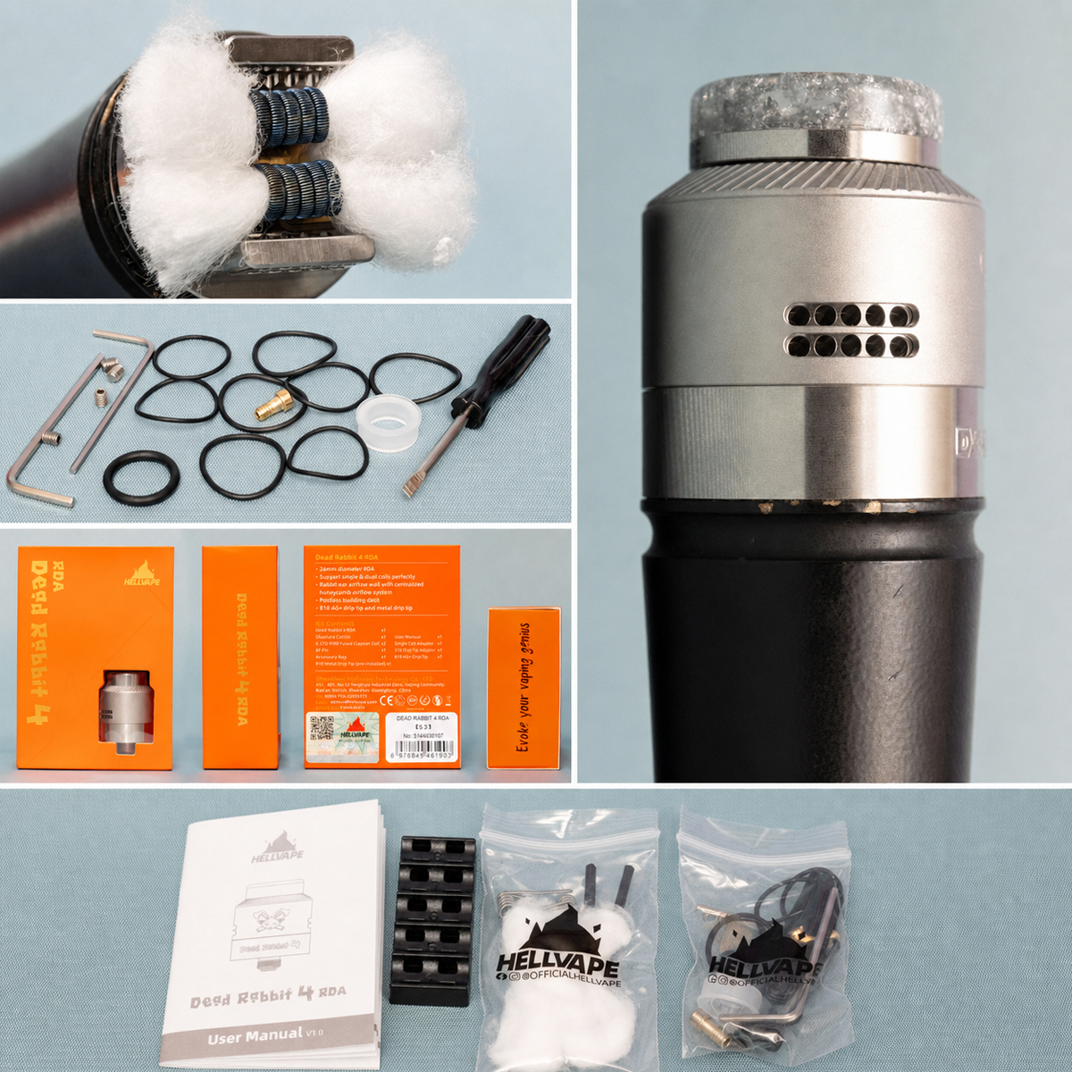 Sourcemore_Ecig's tweet photo. 🐰 Built for more flexibility.

✨ Supports both single &amp; dual coil builds
🍯 Rabbit-ear airflow with honeycomb channels
🔧 Postless deck for a cleaner build experience

👉 Explore more in Sourcemore
https://t.co/5gD1ZKOcvc  

#Sourcemore #Hellvape #DeadRabbit4 #RDA #Rebuildable https://t.co/K0jT14AAU2