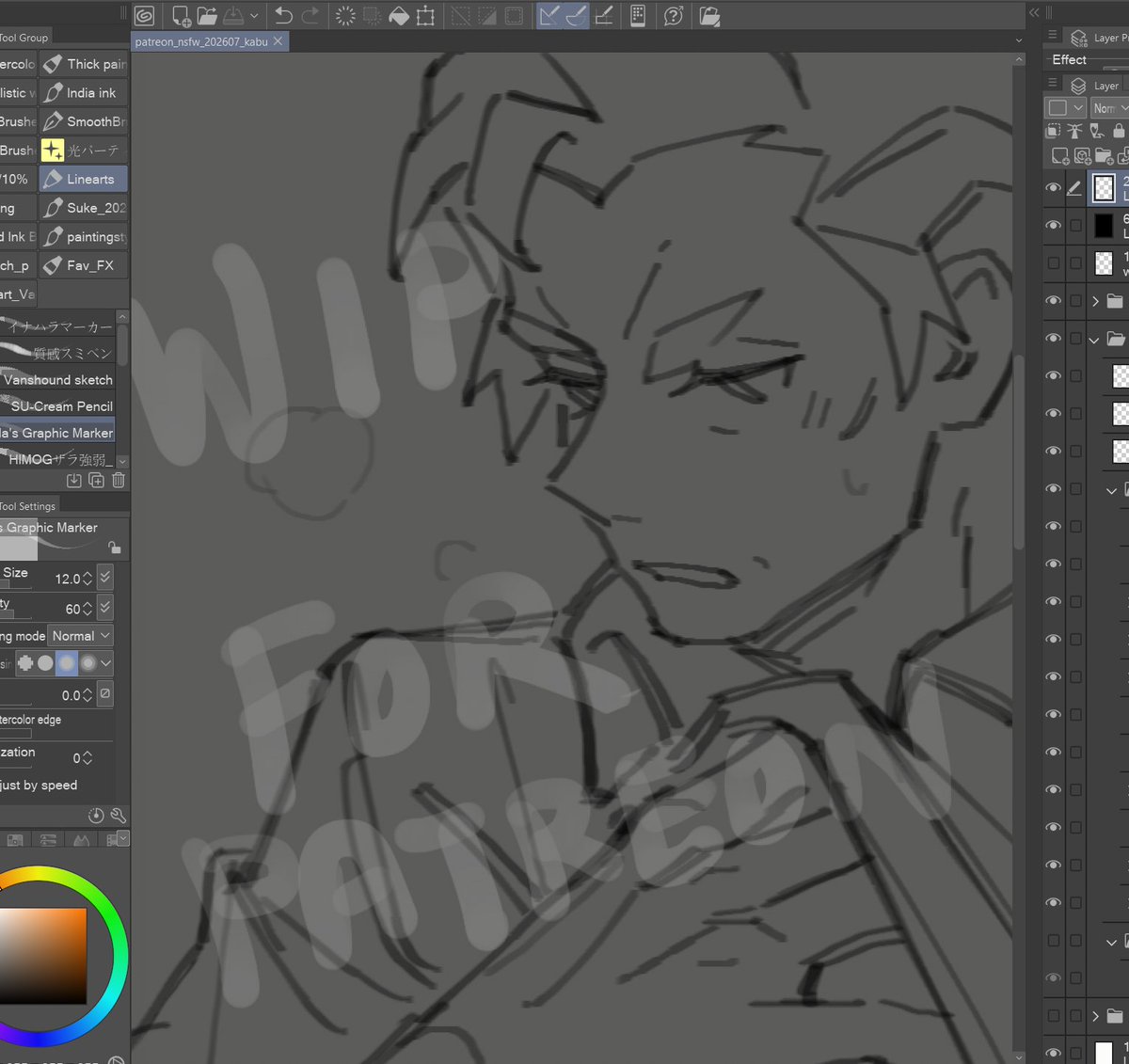 satodee_'s tweet photo. kabu wip https://t.co/Ve3n6D0fUG