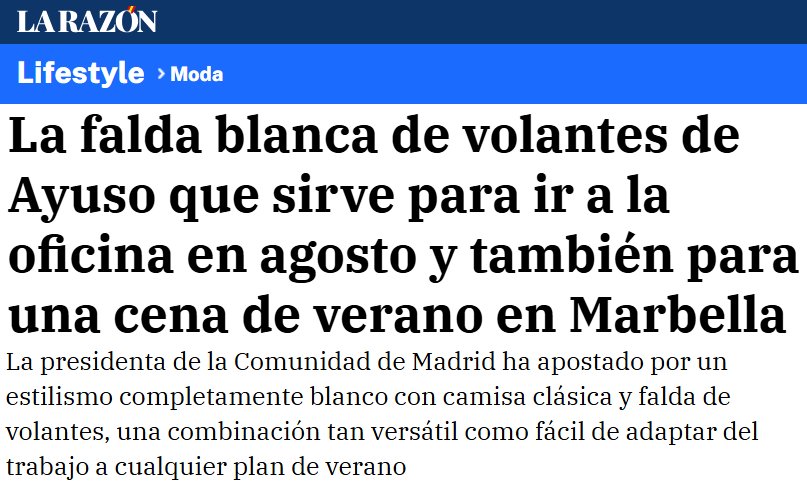 rosamariaartal's tweet photo. Aunque parezca mentira esto lo público ayer La Razón https://t.co/x9qtXDOotz
