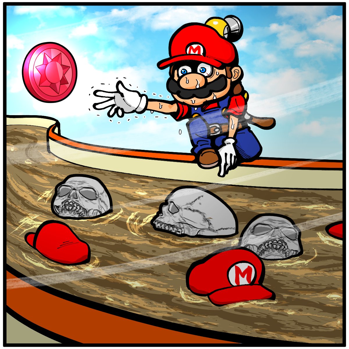 sentakubasami1's tweet photo. マリオサンシャインで残機全部溶かした一番のトラウマステージ https://t.co/tZncWZ8Yqx