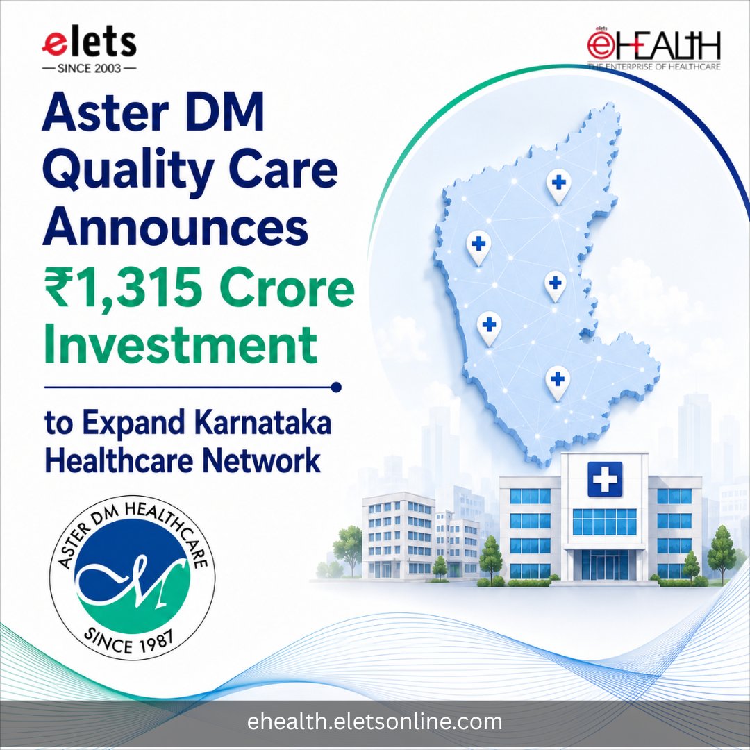 ehealthonline's tweet photo. Aster DM Quality Care will invest ₹1,315 crore to expand its Karnataka network with new multi-speciality hospitals and 1,360 additional beds, strengthening advanced healthcare infrastructure.

Read more:  https://t.co/2LpFWMfp1E

#AsterDMQualityCare https://t.co/NxbJJxZXdR