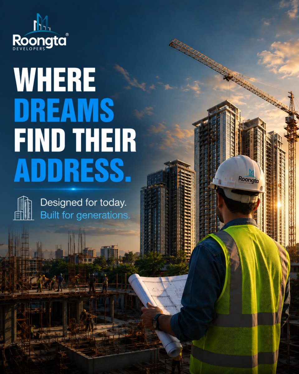 roongtagroup11's tweet photo. One Vision. Multiple Possibilities.
From real estate and technology to entertainment, media, gaming, and social impact, Roongta Group is building a better tomorrow.
#RoongtaGroup #OneVision #BuildingImpact #WeBuildTomorrow https://t.co/v1HoMUA9xg