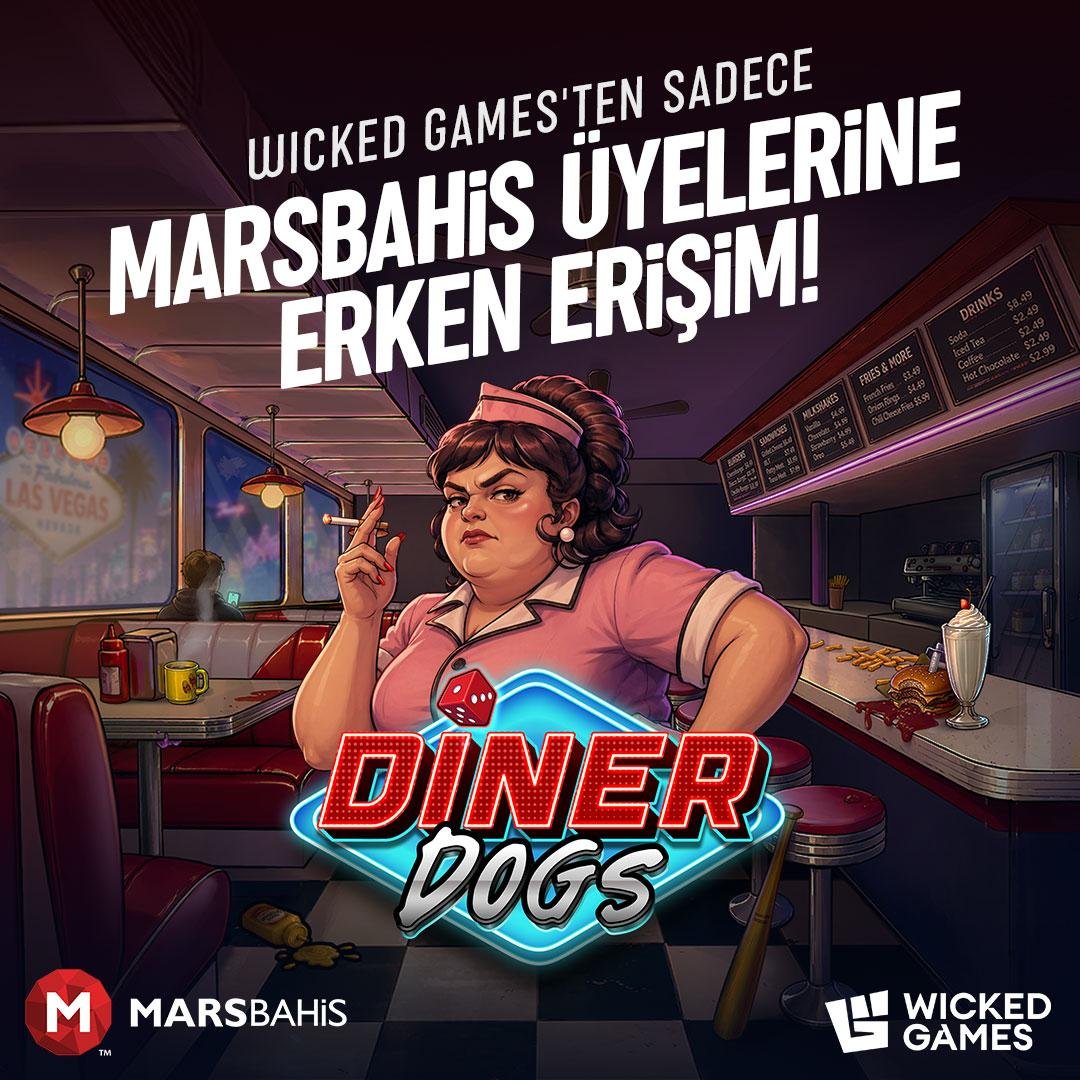 Guncellbonuslar's tweet photo. #Wicked Games'in yeni oyununu herkesten önce deneyimle, erken erişim fırsatını kaçırma!🔥

🔥Diner Dogs #Marsbahis'te! 💸

💸Hemen oyna! 👉 https://t.co/LdV0W1w8lS #Marsbahis https://t.co/K0uh4HiZvi