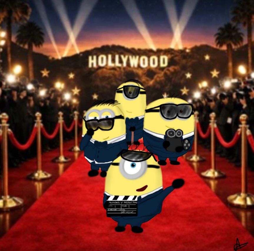 Maxqphix's tweet photo. Red Carpet to Cutting Ribbon for the opening of the movie theater🎥🍌👾
#minionsandmonsters https://t.co/PmIN4y1MxM