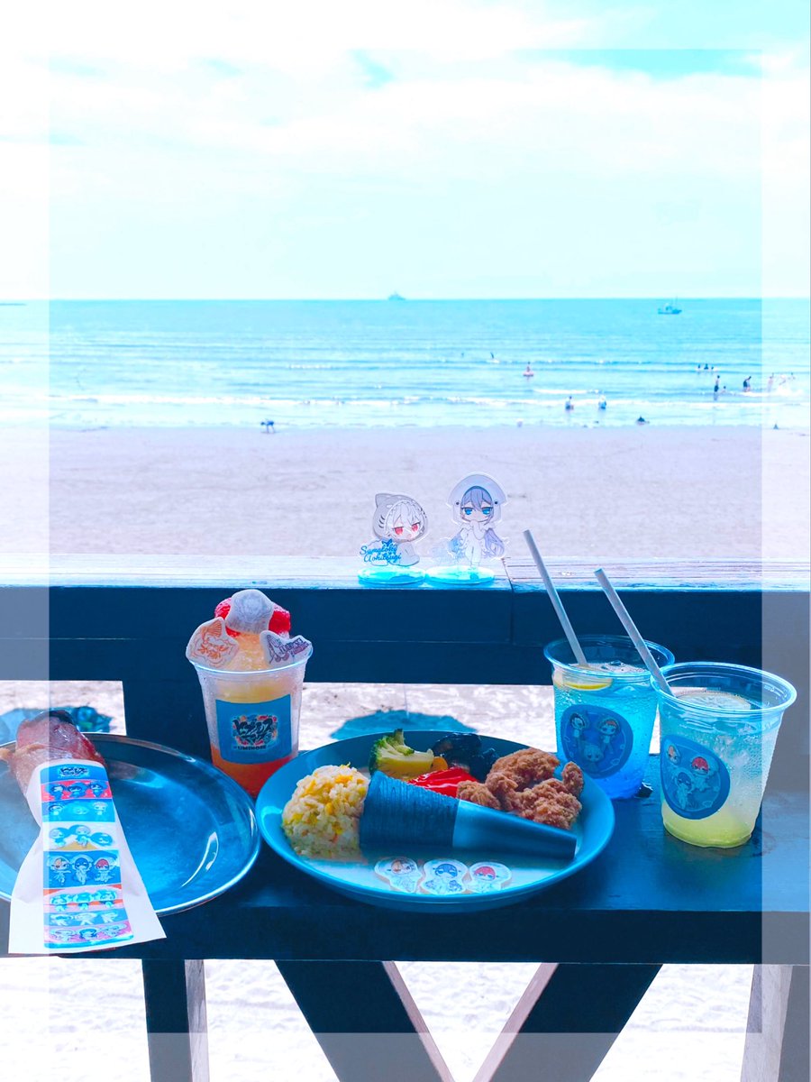 aromaru_wai_wai's tweet photo. 江ノ島スイパラ！🏖️☀️🦈🦑🐴💉 https://t.co/cACOx6QM22