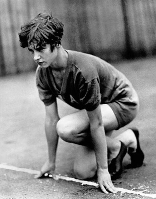 TheAttagirls's tweet photo. Woman of the Day 16 year old sprinter Betty Robinson (1911-1999) of Illinois took Olympic gold in the women’s 100m event OTD in 1928 at the Amsterdam Olympics, the first woman to win the 100m ever and even today, still the youngest person to hold the title.

You might think that’s quite an achievement and nothing can top it. You’d be wrong.

Young Betty knew she was fast. Quite how fast though, she didn’t know. There was no girls' track team at school, only one for boys. “I had no idea that women even ran then.”

Her science teacher, a former athlete and coach of the school team, watched Betty running to catch a train he had already boarded but decided she had no chance. The train was just too fast. As he settled into his seat, Betty took the seat next to him. The next day, he time-tested her over 50 metres along the school corridor and invited her to join the boys’ team so she could benefit from coaching. Four months later, she challenged the US record holder Helen Filkey and was selected for her country’s Olympics team.

The 1928 Summer Olympic Games held in Amsterdam hosted the first ever athletics events for women. They were only allowed to compete in the 100m, 800m, discus, high jump and 4x100m relay. Betty was the only US athlete to qualify for the 100m final. There was a bit of a hiccup when she realised she’d brought two left shoes by mistake but a team member came to the rescue and brought her the right pair.

Betty took gold with a speed of 12.2 seconds. Associated Press reported, “Bobbed hair flying to the breezes, the Chicago girl sped down the straightaway flashing a great closing spurt to beat the Canadian favorite, Fanny Rosenfeld, by two feet.”

“I can remember breaking the tape but I wasn’t sure I’d won. It was so close. But my friends in the stands jumped over the railing, came down, put their arms around me and then I knew I’d won. When they raised the flag, I cried.”

Betty and the rest of the US Olympics team returned home to a ticker tape parade. She was the main attraction in a parade of 1,200 cars, with 20,000 people lining the route. By the time the 1932 Olympic Games in Los Angeles was on the horizon, Betty was in peak condition and odds-on favourite to take gold again.

Sunday, 28 June 1931, was an exceptionally hot day and Betty wanted to cool off by going swimming but her coaches advised her not to - swimming uses different muscles. She decided to go up in a biplane piloted by her recently qualified cousin instead and cheerfully climbed aboard. When the plane reached between 400-600 feet, the engine stalled and the aircraft nosedived. They were both buried under the rubble.

Betty was unconscious. She had an 8” gash across her forehead, a broken arm and a badly mangled left leg. A rescuer put her broken body into the boot of his car and drove her to (her words), “an old people’s home, because he had a friend there who was an undertaker, and he thought I was dying.” The newspapers went into overdrive. One headline said, “Girl Runner Will Never Race Again” and another wrote, “Lying almost paralyzed on a cot, Betty Robinson today fought to win the hardest race she ever ran – a race in which the Grim Reaper was pacing her.”

She drifted in and out of consciousness during the eleven weeks spent in hospital and was then confined to a wheelchair, with one leg half an inch shorter than the other. “The doctor said if I hadn’t been in such good condition I wouldn’t have come out of it as well as I did.”

Doctors were sure she would never walk again. Little did they know. Betty managed it within two years. She couldn’t bend her knee though, so crouching at the starting block for sprints was out…but only the first runner on a relay team needs to do that.

Betty secured her spot on the US women’s relay team in time for the 1936 Berlin Olympics. “It was really a struggle to make the team in 1936. I had to work overtime.” The German team, having set a world record in their heat, were the favourites but Betty ran a blistering third leg and handed over to Helen Stephens who crossed the finishing line. Together with Harriet Bland and Annette Rogers,  they won gold, Betty’s second in eight years.

She retired after the 1936 games, aged only 24, but directed her energies into volunteering as a referee and championing women’s sports.

In 1996, Betty, still officially the fastest girl in the world, carried the Olympic flame for the Atlanta Games at the age of 85. She died in 1999, aged 87.