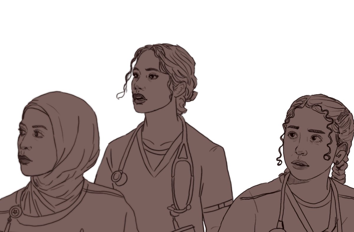 katztheress's tweet photo. drawing some of my fav pitt girls :)
#samiramohan #perlahalawi
#emmanolan #thepitt https://t.co/xdUDKCfgF8