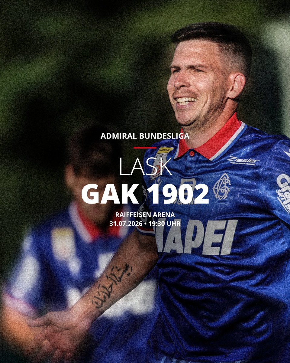 grazerak's tweet photo. Linz, wir kommen! Die Bundesliga wird mit unserem heutigen Spiel eröffnet. 🔥 #ASKGAK #grazerak #AdmiralBL
ℹ️ Public Viewing im Vereinslokal Heimspiel ab 18:30 Uhr https://t.co/YyWiq36nqn