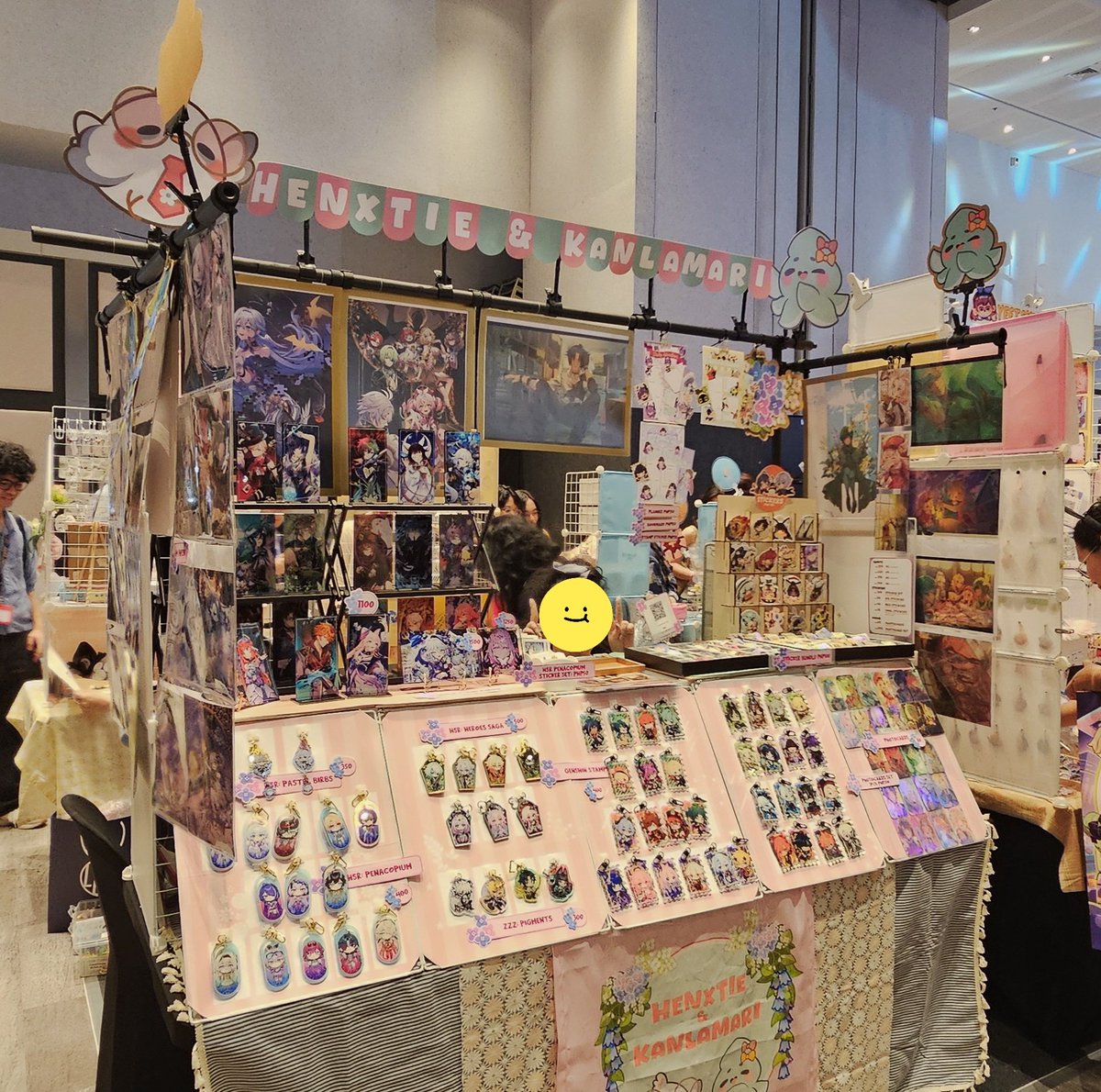 henxtie's tweet photo. Our table #42 for #hoyofest2026 🇵🇭

Thank you for coming to see us, and we look forward to meeting everyone thru the weekend 🩷 https://t.co/ryG69bLBW0