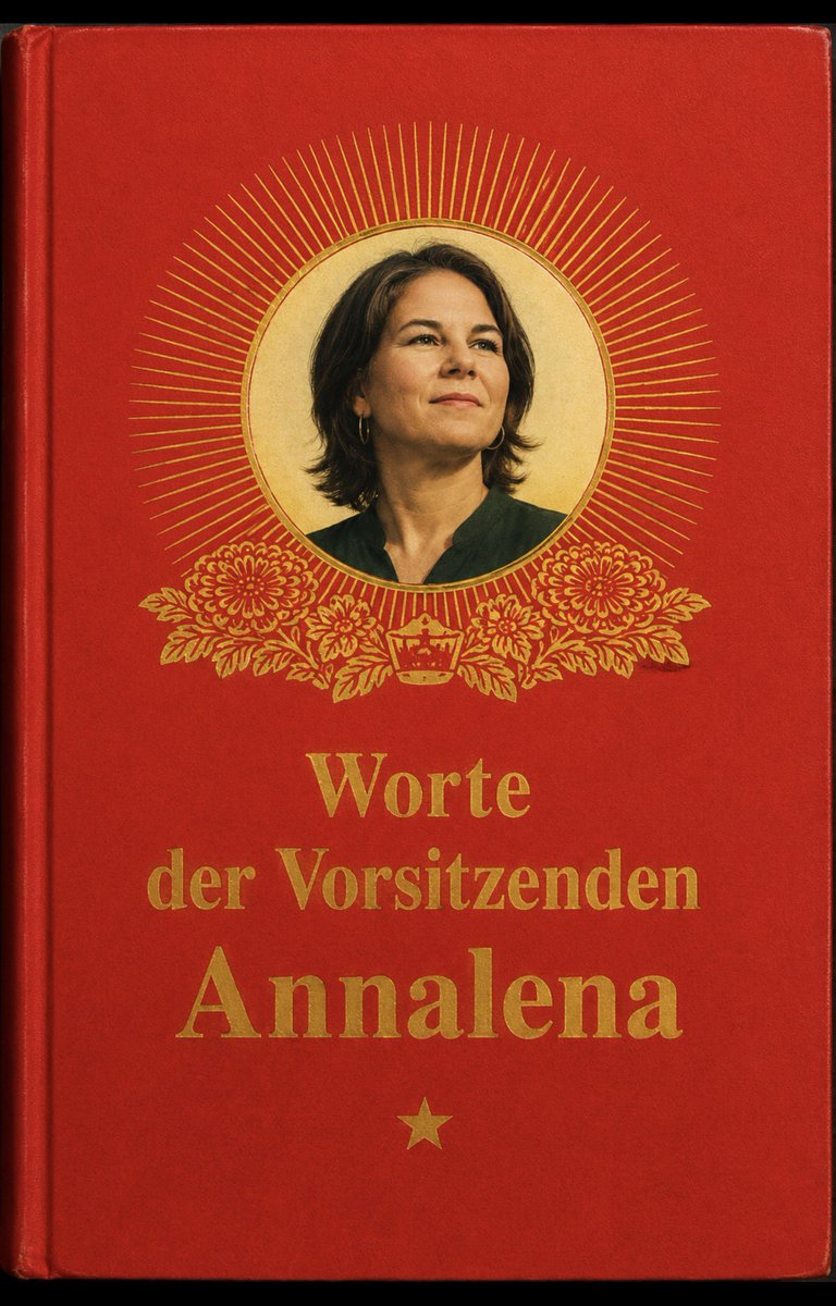 Ralf_Hoecker's tweet photo. Annalena Baerbock verliert in ein paar Wochen ihren UN-Job, hat offenbar noch nichts Neues und zieht Bilanz. Ich fasse zusammen, was sie im Interview mit der @sueddeutsche_de sagt:

Kritiker und Andersdenkende „reden daher“, „übersehen“, „scheinen nicht zu verstehen“. 

Sie ist nicht schuld daran, dass Deutschland nicht in den Sicherheitsrat kam. Wer so etwas sagt, ist doof.

Kritik an ihr ist im wesentlichen frauenfeindlich.

Sie hat es als Präsidentin der UN-Generalversammlung den Kerlen so richtig gezeigt und es geschafft, der ganzen Welt - also allen - mehr Mut zu machen. Die verfallen jetzt nicht mehr „alle in Angst und Schrecken, wenn die lauten Jungs dem Rest der Welt ihre Agenda diktieren wollen.“

Die Power in der UN liegt bei Vanuatu, einem Inselstaat im Südpazifik. Denn die sind unerschrocken.

Die Presse hat bei ihr nicht so viel über das Positive geschrieben.

Sie tut all das vor allem „für die Generation von jungen Frauen, die nach mir kommen wird.“

Klima ist das wichtigste für die Sicherheit auf der Welt und eine Frau muss neue UN-Generalsekretärin werden.

Abschließend ein paar Zitate, die zum Reflektieren anregen und die der Nachwelt unbedingt in Buchform (Wann kommt die Annalena-Bibel?) erhalten bleiben sollten. Dass die große Vorsitzende sie aus Glückskeksen abgeschrieben hat, wäre zweifellos eine frauenfeindliche Unterstellung:

„Die UN waren nie für die einfachen Zeiten gebaut.“

„Starke Führung heißt dieser Tage vor allem das Richtige tun, nicht das Bequeme.“

„Personalwechsel bei Regierungswechseln sind absolut normal.“

„Die Hälfte der Menschheit sind Frauen und Mädchen.“

„Ich komme ja aus dem Leistungssport, und da fragt man sich ständig, was hätte ich besser machen können?“

„Wer nichts wagt, der kann auch nichts erreichen.“

https://t.co/4nrUjajmxi