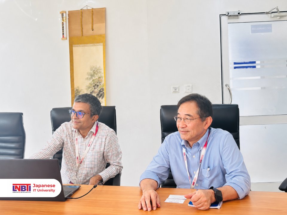 lnbti_'s tweet photo. Building Global Connections, Creating Future Opportunities 🇱🇰🇯🇵

A proud moment for LNBTI as we welcomed Mr. Masatsugu Yamaguchi, Chairman of the Thailand Meijo Alumni Association, and Mr. Tatsuhiro Uchida, Secretary of the Association, to our campus in Maharagama. https://t.co/n1x0FBuwMx