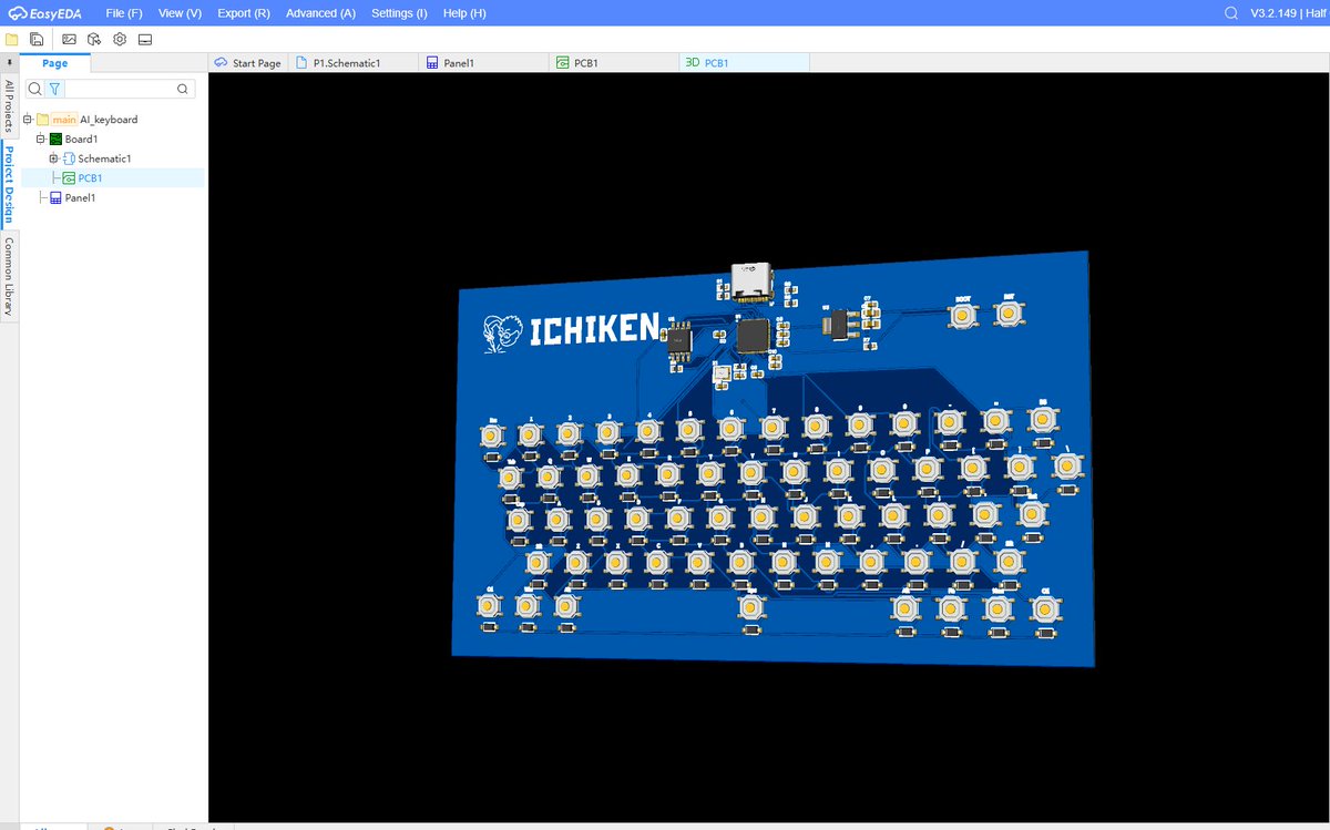 easyeda's tweet photo. From a keyboard idea to a real product. ⌨️✨

Makers on EasyEDA are designing PCBs, exporting Gerbers, and bringing custom keyboards to life.

Your next build starts here. 🔗

Image source: ichiken_make (X)
#EasyEDA #PCBDesign #Maker https://t.co/x6GJA3qYAd