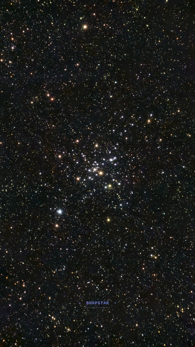 bhapstar's tweet photo. The Little Beehive Cluster (M41) 🐝✨
One of the nearest open clusters to Earth, easily visible to the naked eye in Canis Major. Its scattered orange giants give it a warm glow against the crowded star fields of the winter Milky Way.
#StarCluster #Astrophotography https://t.co/spM8cQ8GWE
