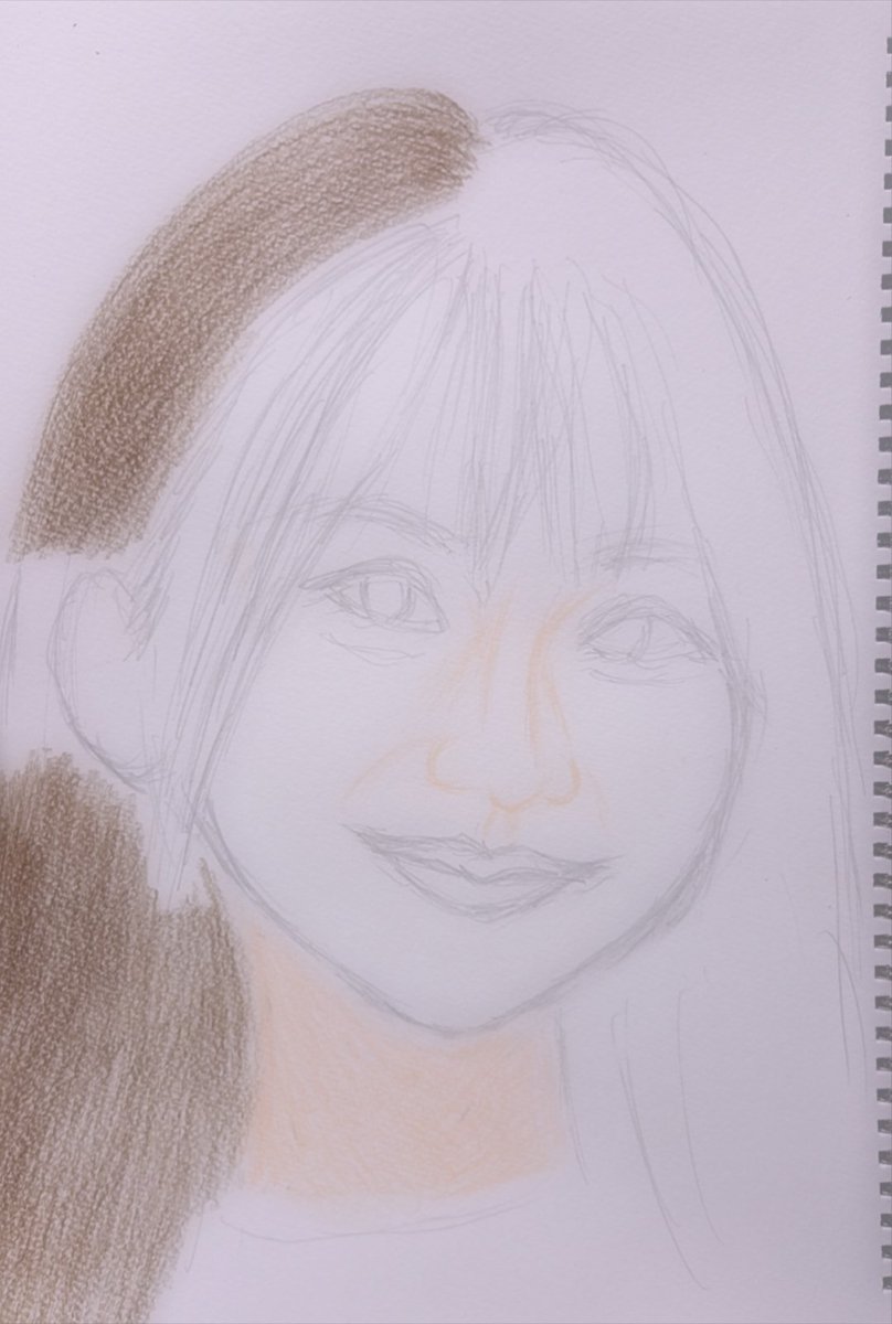 mymichael0224's tweet photo. お絵描き中。最初のざっくりラフ画からのベース着色中。進捗。

ENDLESS LADY2026

バランス調整中。
輪郭調整中(右側頬ライン)。
髪の毛ボリューム調整中。

#人物画 #Fanart #途中画
#ENDLESSLADY2026 https://t.co/btuMUNC3aj