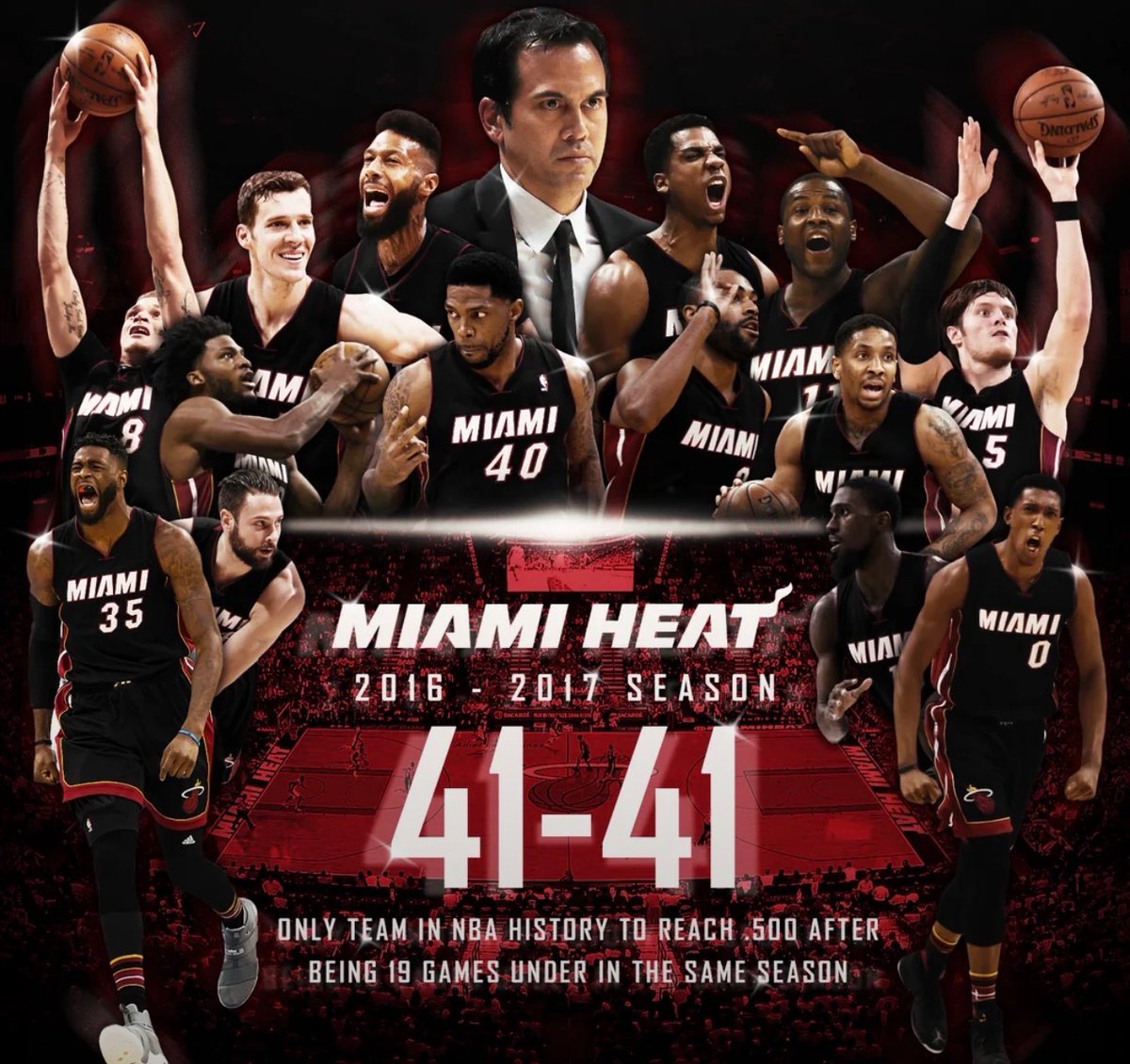 BeyondTheHeat's tweet photo. Remember when the Miami Heat set the most irrelevant record of all time https://t.co/brwthiJ73e