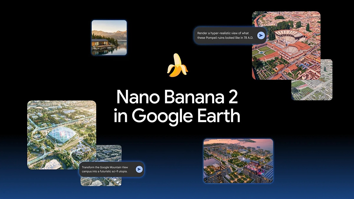 ktai_watch's tweet photo. Google Earthに画像生成AI「Nano Banana 2」登場、未来予想図や名所の資料作成も https://t.co/DmtZ7MthYA https://t.co/a5Iv4epEFN