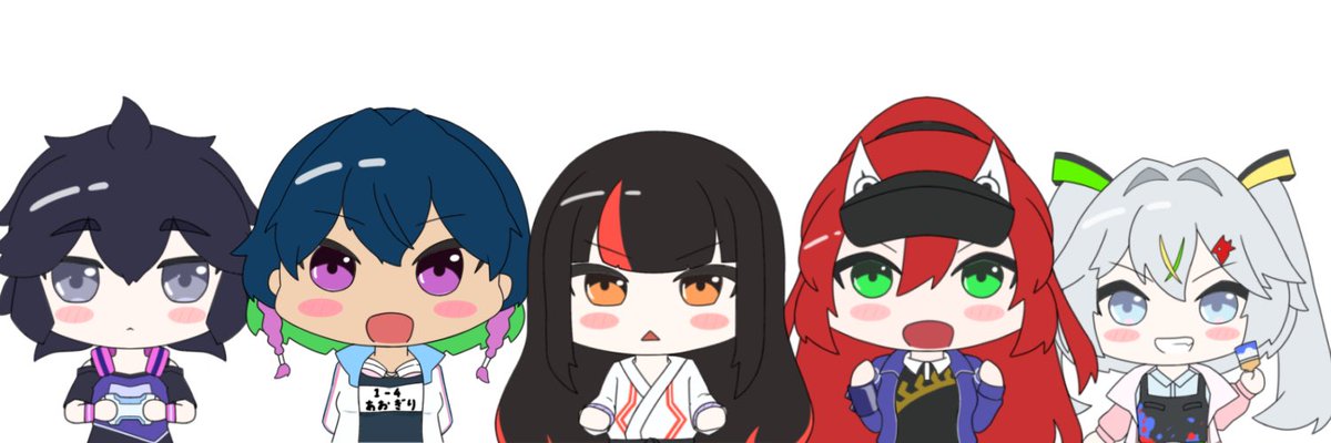 usofesy's tweet photo. #今月描いた絵を晒そう
1人ずつのもあるよ！ https://t.co/GXJHDU4UY7