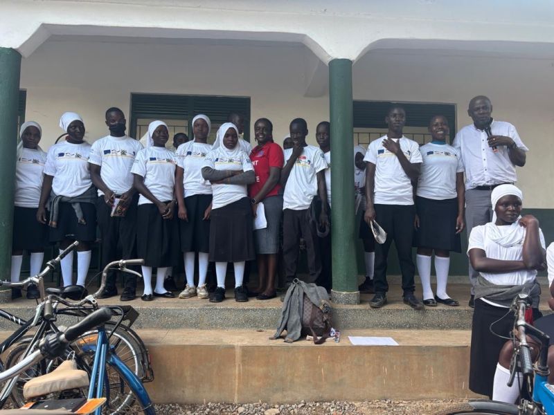 uydelx's tweet photo. Over 300 students at Town View PEAS High School in Bugiri were empowered to make informed choices that protect their future.

Using the #RiverOfLife approach, UYDEL engaged learners on peer pressure, drug & substance abuse, human trafficking, discipline, and making positive life decisions.

💬 "I will focus on my education and dreams because I want to be a doctor," shared an S.2 student.

The school's Peace Club continues to grow, with new members joining to champion peace, safety, and resilience. Football & netball teams also received sports balls, while outstanding participants were recognized with UYDEL T-shirts.

#UYDEL #DrugPrevention #HumanTrafficking #YouthEmpowerment #PeaceClubs #Bugiri #UNODC