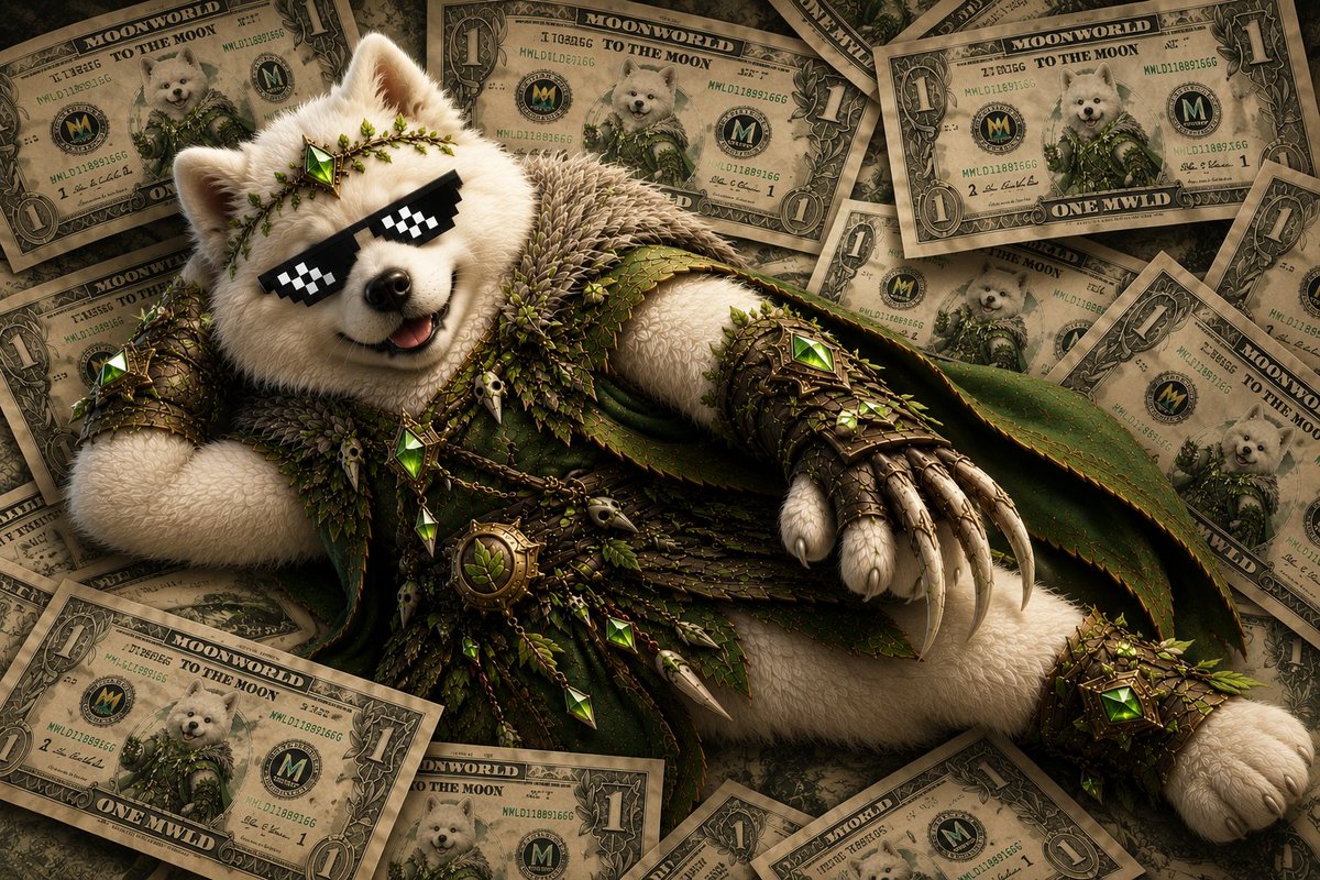 Moonworld_GM's tweet photo. Mwld  is Money
Ca: 0x7c25440667c23873d7C61aA12dF669783ee16aB8

#moonworld #mwld https://t.co/pVFLtDbhFa