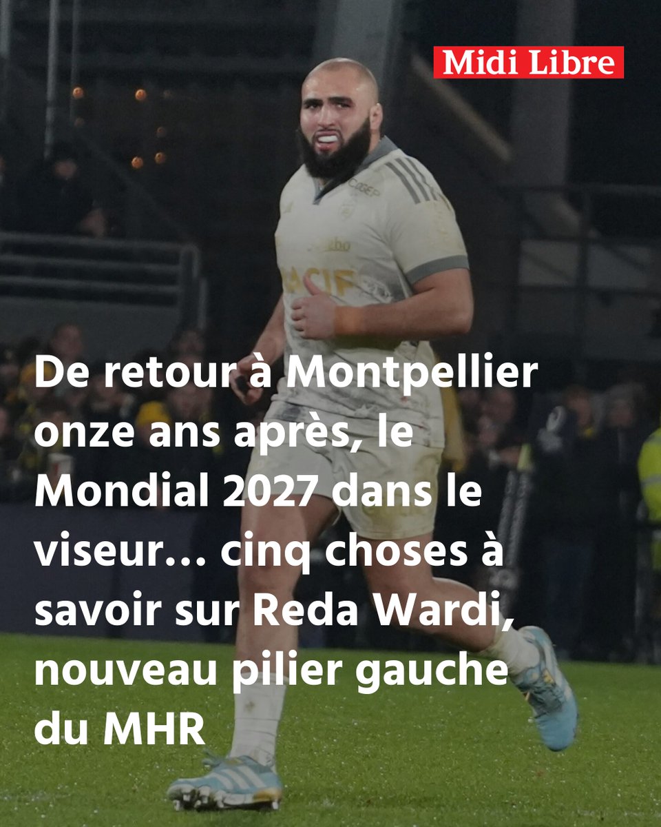 MidiLibreSports's tweet photo. De retour à Montpellier onze ans après, le Mondial 2027 dans le viseur… cinq choses à savoir sur Reda Wardi, nouveau pilier gauche du MHR
➡️ https://t.co/Br3RShOIUF https://t.co/571IFmK8Wk