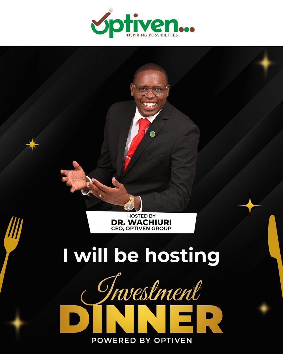 georgeoptiven's tweet photo. Tonight, I have the honour of hosting the Optiven Investment Dinner—an evening thoughtfully created for connection, inspiration and the exploration of meaningful opportunities.

#OptivenInvestmentDinner #BuyAndBuildNaOptiven https://t.co/sNGLiBRowO