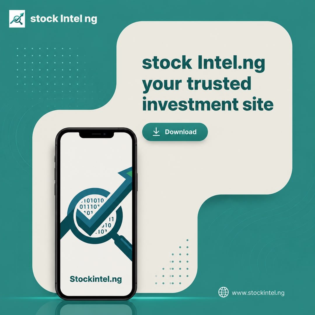 StocIntel's tweet photo. https://t.co/fOhxpA5Fw5 gives you real market intelligence on Nigerian stocks like Dangote Cement, Zenith Bank, BUA Foods &amp; Okomu Oil.
No more guesswork investing.
Get timely insights whether you’re starting out or growing your portfolio.
Join free: https://t.co/9jAqozbiep today https://t.co/VG4YbSzUfc