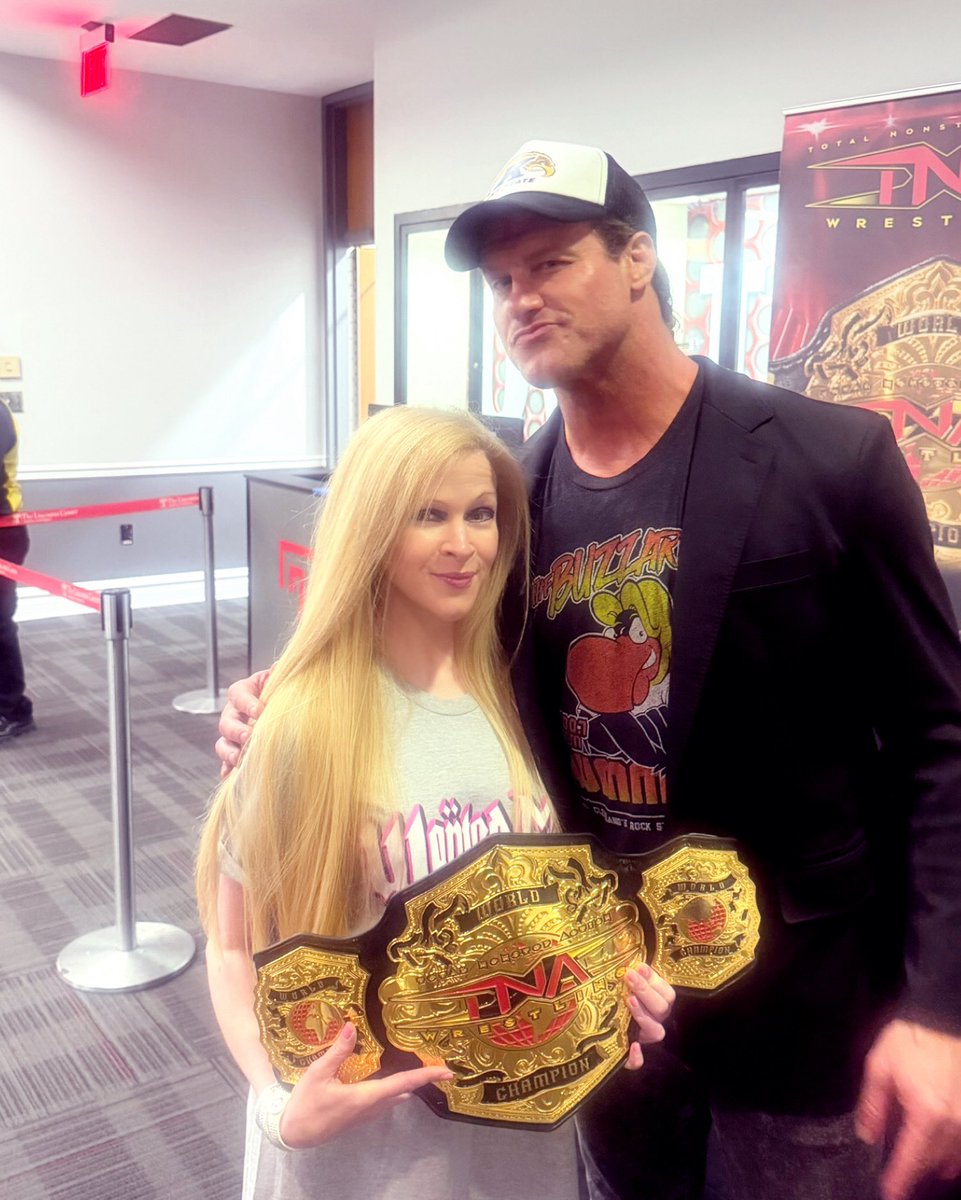RocketQueenKim's tweet photo. Always a blast getting to chat with my favorite @ThisIsTNA World Champion @NicTNemeth ! https://t.co/GT1y2AJcSR