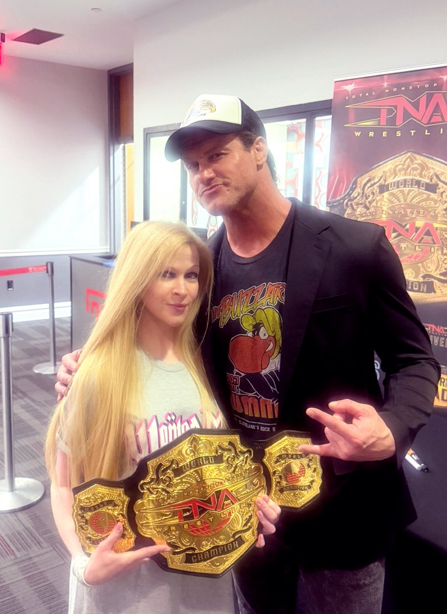 RocketQueenKim's tweet photo. Always a blast getting to chat with my favorite @ThisIsTNA World Champion @NicTNemeth ! https://t.co/GT1y2AJcSR