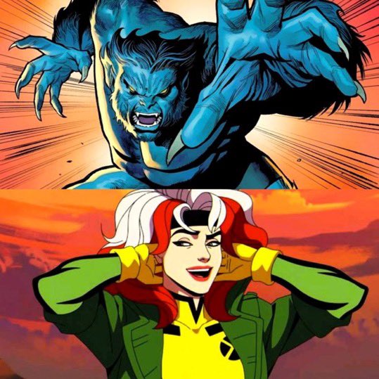 XMenUpdate's tweet photo. Charles Melton and Cailee Spaeny have been cast in Marvel Studios' ‘X-MEN’ film as Beast and Rogue. 

(via: @ApocHorseman) https://t.co/9HcnIfKcka