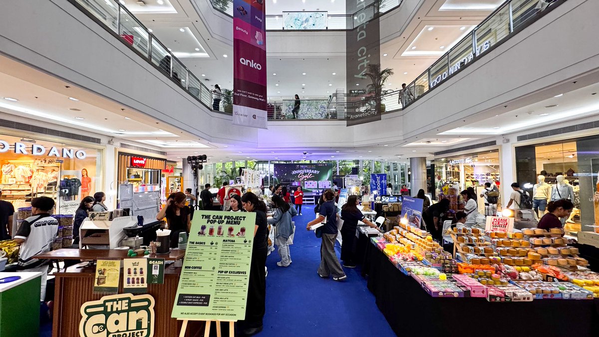 AranetaCity's tweet photo. Time to discover the latest tech finds at Tech Point here at Gateway Mall 1. 🙌🤩

Visit Tech Point at 📍Activity Area, Upper Ground Floor, Gateway Mall 1 until Sunday, August 2! 📱👩‍💻✨

#CityOfFirsts #AranetaCity #GatewayMall #TechPoint https://t.co/WXmBsPUdE0