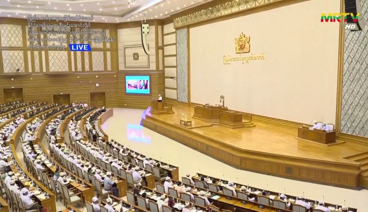 MayWongST's tweet photo. #Myanmar junta leader-turned President Min Aung Hlaing even said he has tolerated the attitudes &amp; "discimination" of some @ASEAN members (without naming them) &amp; that Myanmar has been patient &amp; cooperative as responsible #ASEAN member. But reiterates his rejection of 5-point plan https://t.co/b473kezWaV