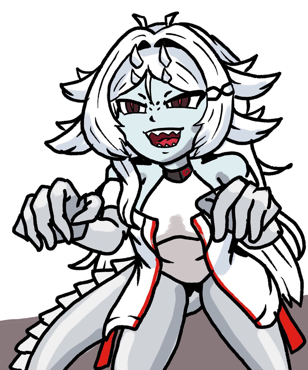 LK_wap's tweet photo. Very cool Dino girl
#fanart #vtuber https://t.co/m2MNbPFbwN