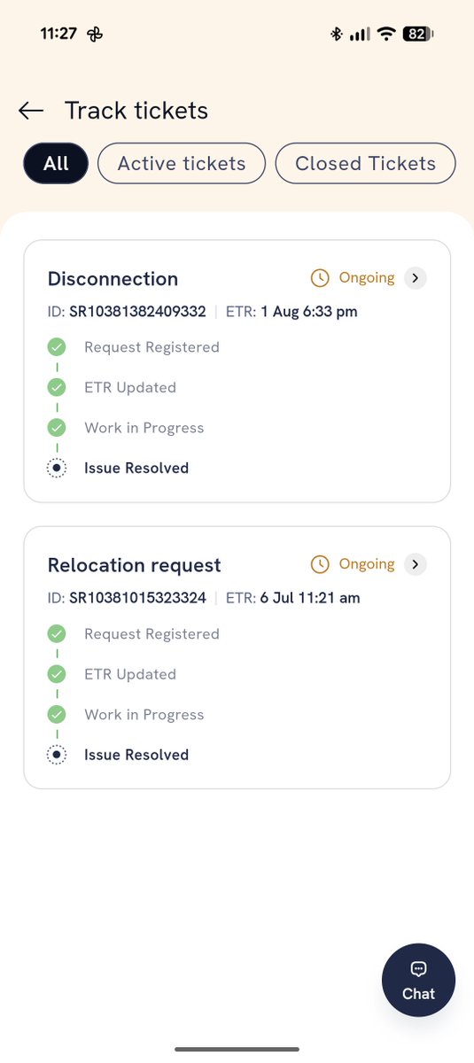 ImSiddarth's tweet photo. @ACTFibernet @FiberAct @ACT_Issues This screenshot was taken today, it is 25 days since I have raised the shifting of the connection request. https://t.co/s6bracFvyx