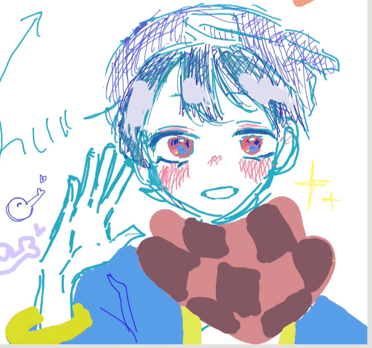 v9khm's tweet photo. 絵チャあざす！！
 #絵チャ  #い・らくすと https://t.co/nyFMIUtHMJ