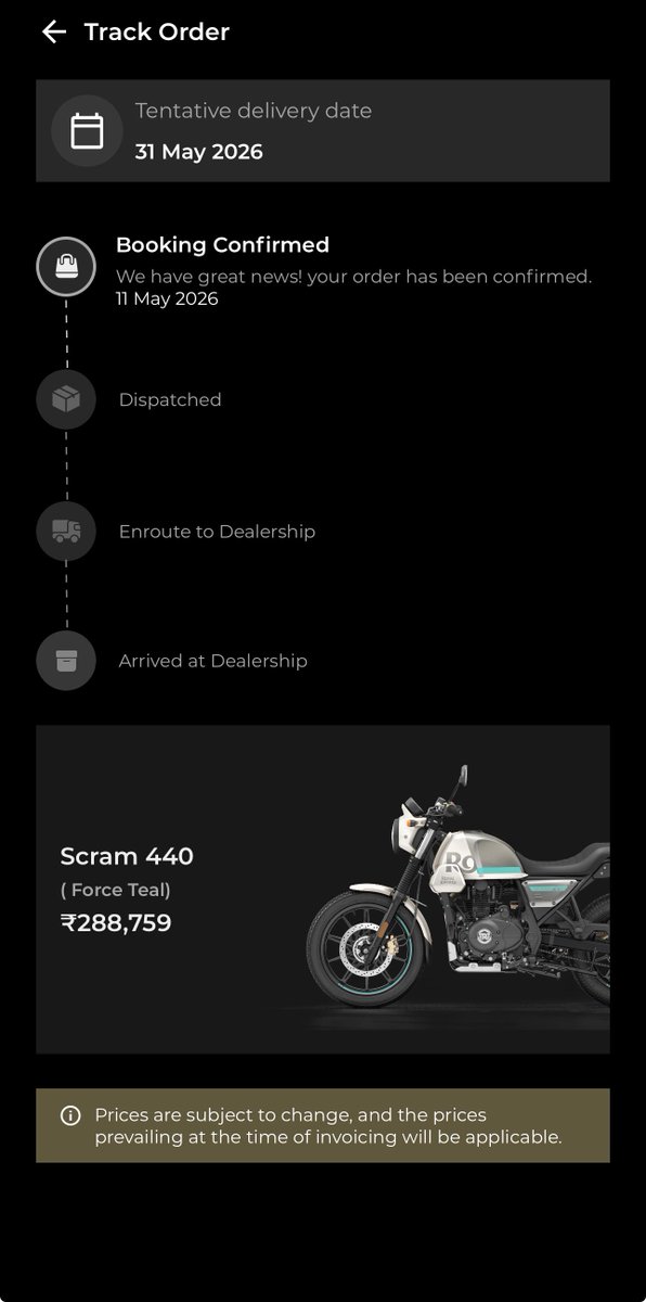 Arulaahva's tweet photo. @royalenfield Dear Royal Enfield,

I already know what happens next. Your customer care team will call me and ask for details again and then redirect me back to the showroom.

For your information, I've already spoken with your support team over calls and email on June 19. https://t.co/VUCPLRV9uB