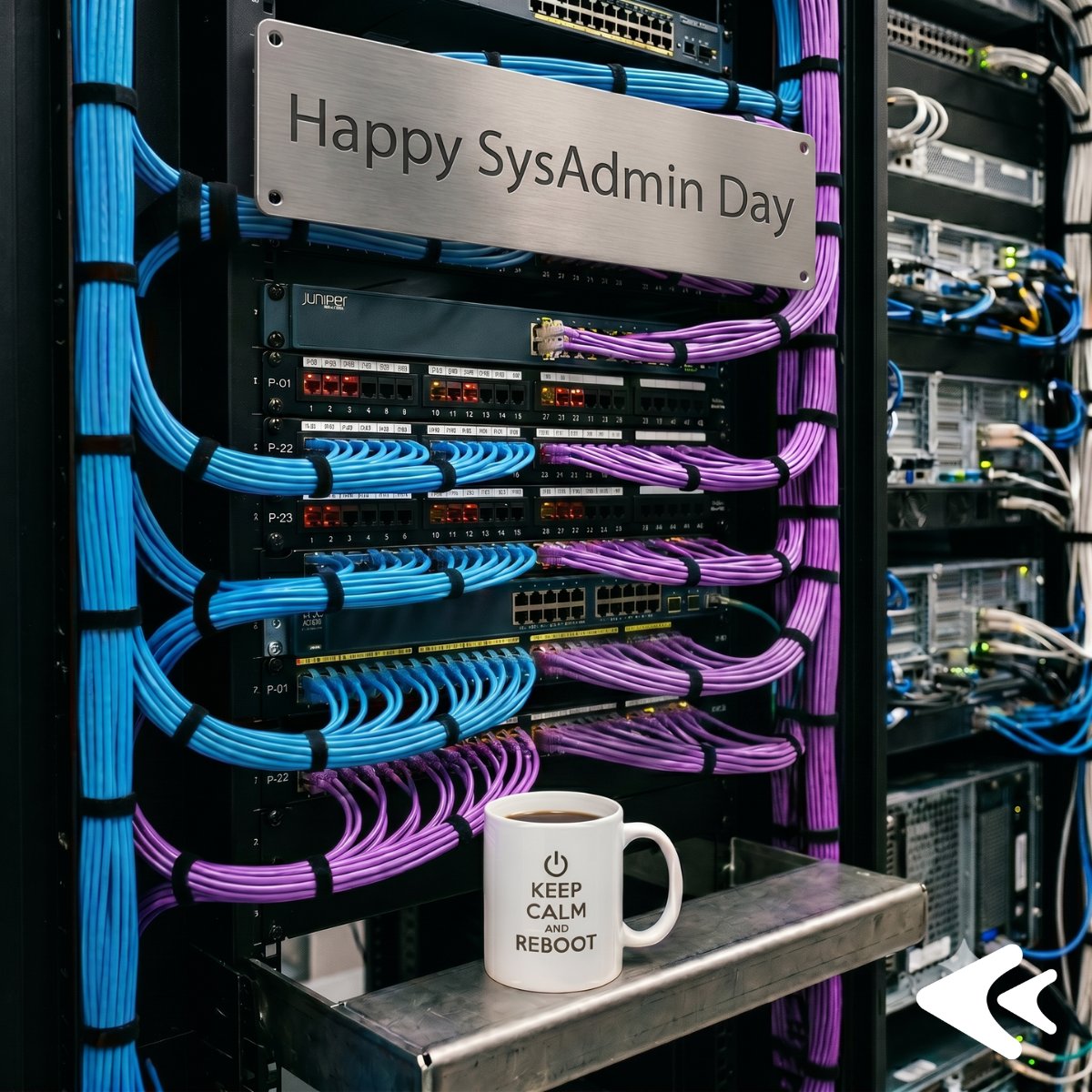 KartacaOfficial's tweet photo. Behind every 99.99% uptime, flawless cloud migration, and zero-downtime release, there’s a SysAdmin with a warm cup of coffee and an eagle eye on the dashboards.
Happy #SysAdminDay to the silent guardians of our tech ecosystem!
#kartaca https://t.co/7MKbWVDp9A