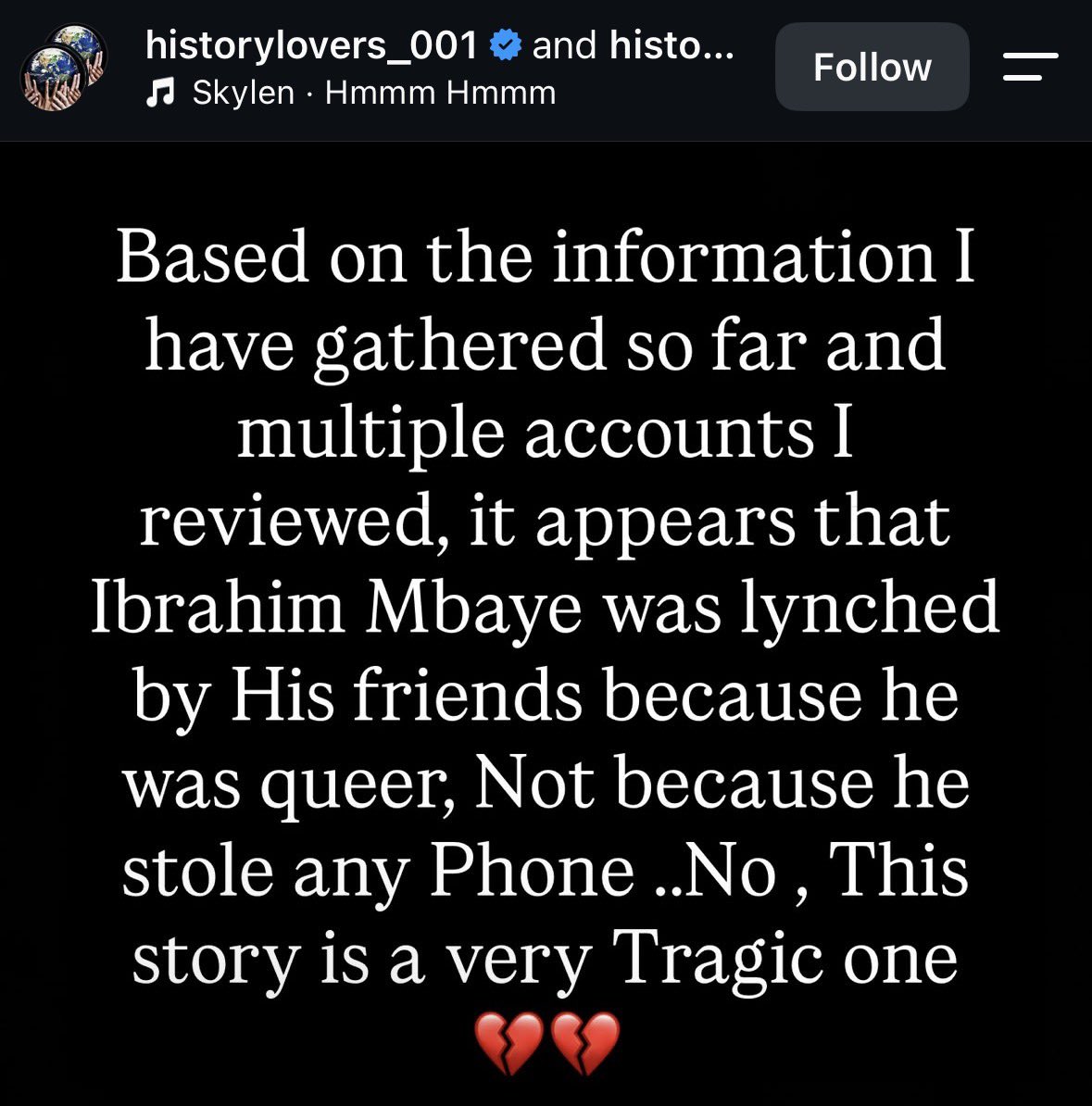 OhjayI's tweet photo. New info about Ibrahim mbaya lynching by his friends 😢💔 https://t.co/HU4yytFI1r