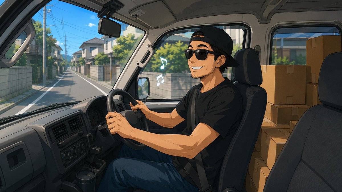 zissitsu's tweet photo. 車内軽快情報♪♪

軽貨物のいいところは、
お気に入りの音楽やラジオを聴きながら、
自分のペースで運転できる時間があること。

忙しい日は地獄だけど・・

 今日も1日、無事故無違反で
コツコツ積み上げていきましょう！💪

#軽貨物ドライバー #お疲れ様です https://t.co/3p8PmlGGcN
