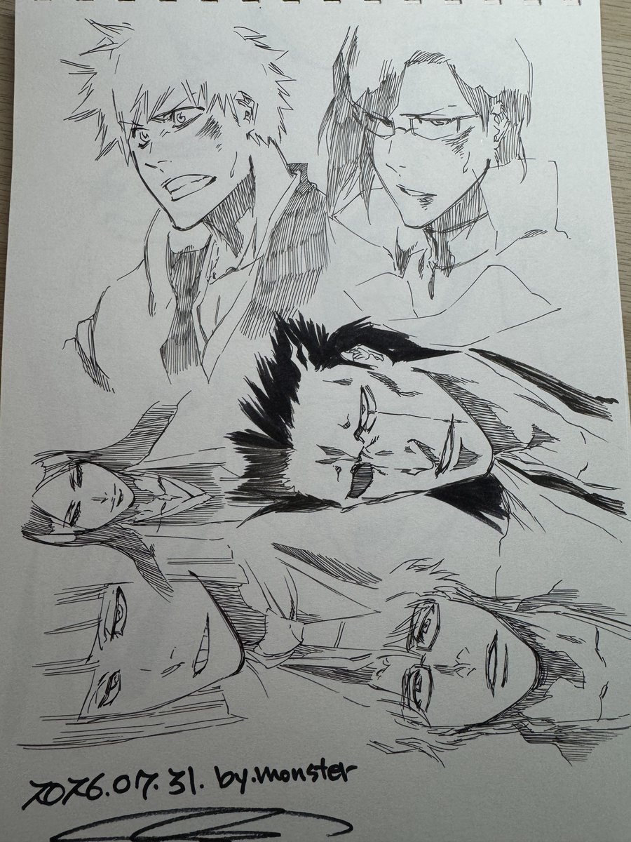 Monster_Art_'s tweet photo. BLEACH fanart https://t.co/kfd9IWzY9I