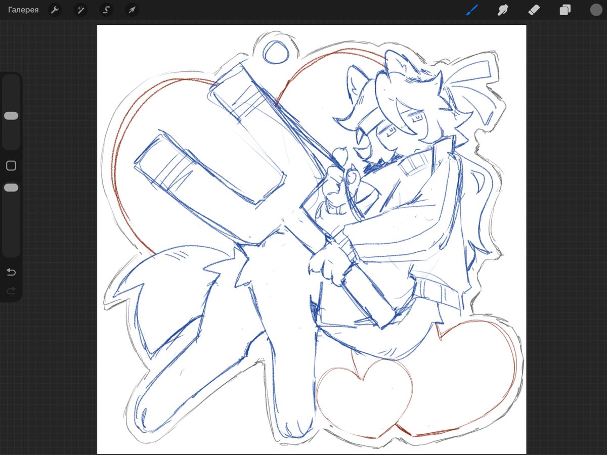 alkskwoo's tweet photo. sketches for key chains w sling and rocket (づ｡◕‿‿◕｡)づ https://t.co/AnihBvQJeE
