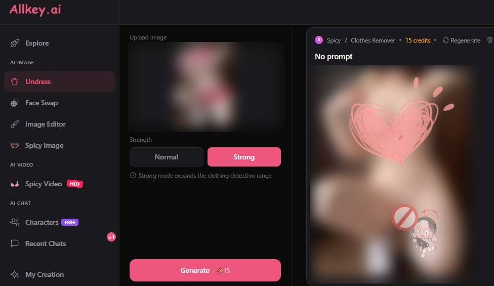 coverc191312's tweet photo. Allkey AI features a quick "Undress" tool. ✨Upload a female photo, click generate, and remove clothes in seconds. 💦Discover more functions to explore your unique ideas.🔥🔥🔥

Try it for free for the first time:🍀
🔗https://t.co/GpZcZFFo3g

#Undress #FreeAI #Naked #NSFW #Sexy https://t.co/I088J25IxC
